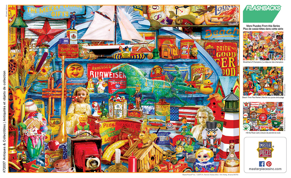 Puzzle Masterpieces: 1000 Piece Flashbacks - Antiques & Collectibles
