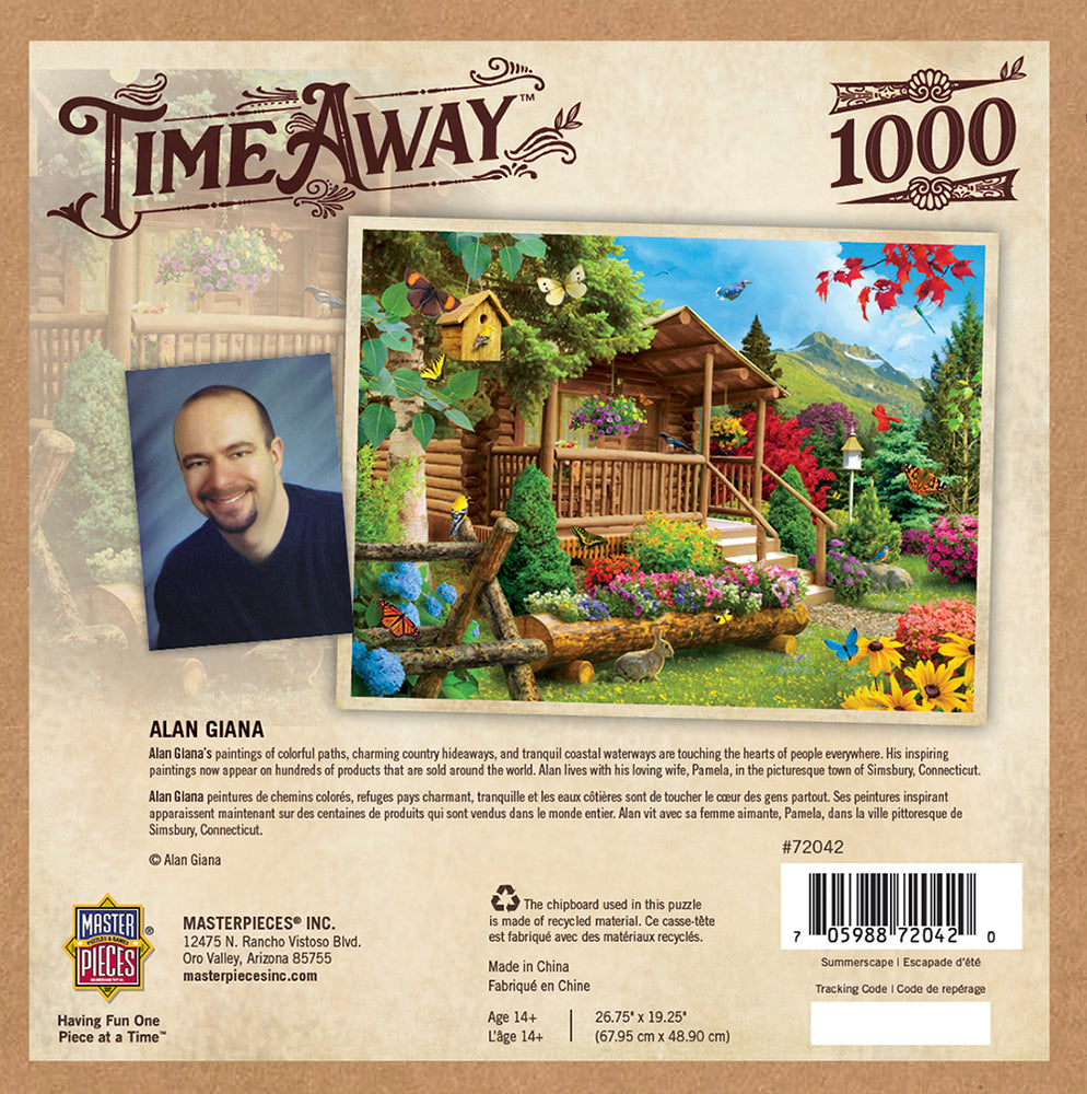 Puzzle Masterpieces: 1000 Piece Time Away - Summerscape