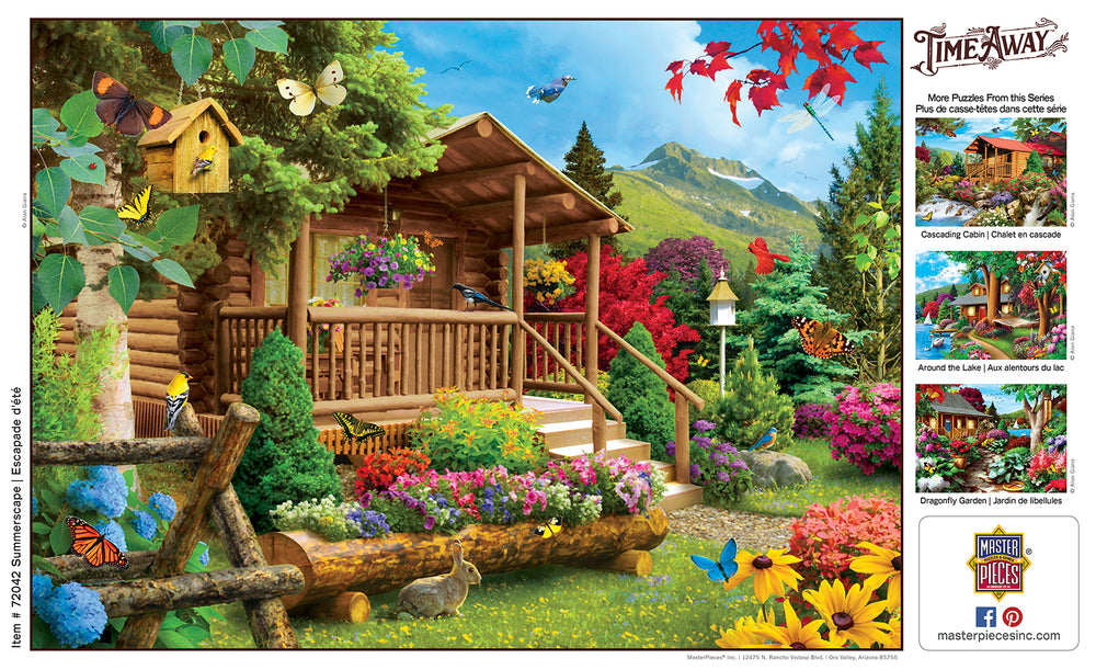 Puzzle Masterpieces: 1000 Piece Time Away - Summerscape