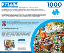 Puzzle Masterpieces: 1000 Piece EzGrip Laundry Day Rascals