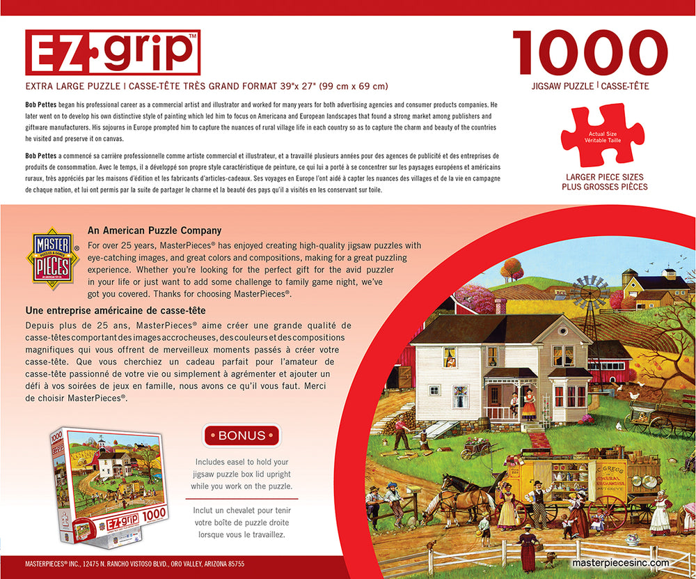Puzzle Masterpieces: 1000 Piece EZGrip The Travelling Man
