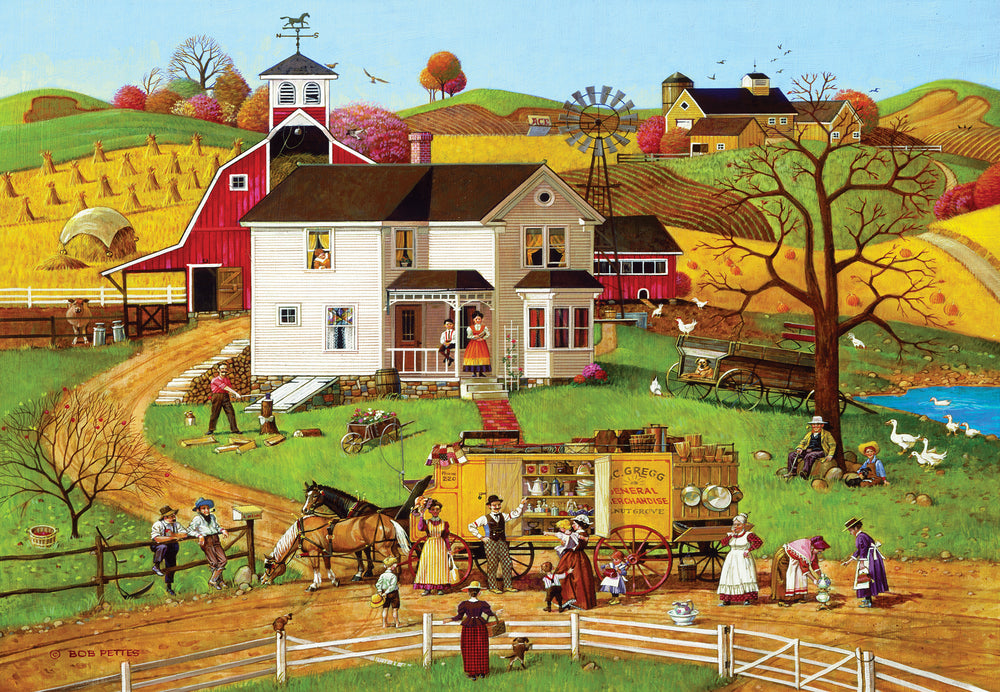 Puzzle Masterpieces: 1000 Piece EZGrip The Travelling Man