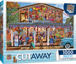 Puzzle Masterpieces: 1000 Piece EZGrip Cut-Aways - Hometown Market