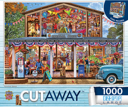 Puzzle Masterpieces: 1000 Piece EZGrip Cut-Aways - Hometown Market