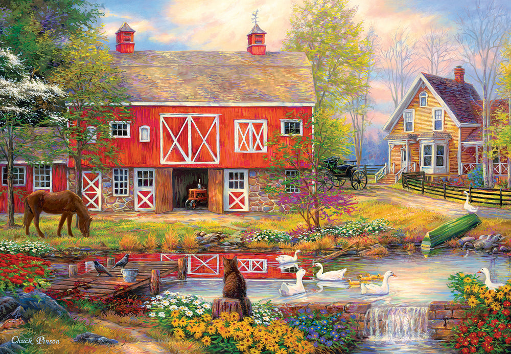 Puzzle Masterpieces: 2000 Piece Signature - Reflections on Country Living