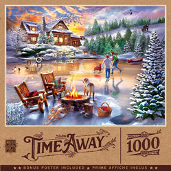Puzzle Masterpieces: 1000 Piece Time Away - An Evening Skate