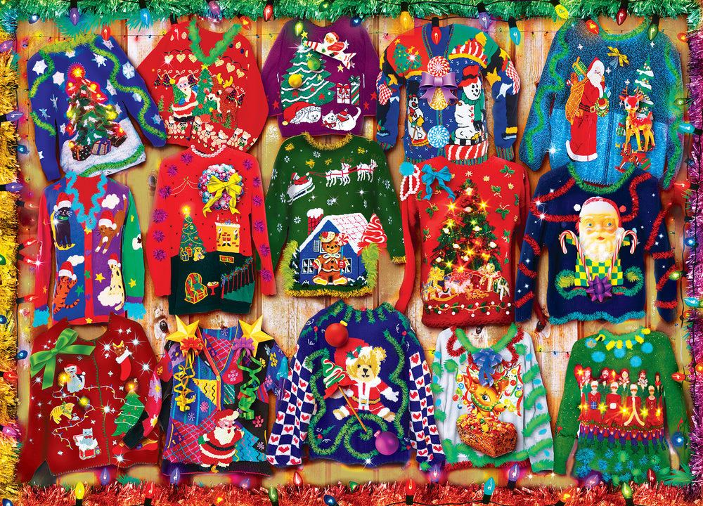 Puzzle Masterpieces: 1000 Piece Holiday - Holiday Sweaters