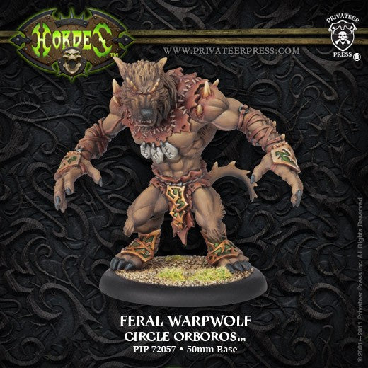 Hordes: Circle Orboros Heavy Warbeast - Warpwolf kit - Feral/Pureblood/Stalker*