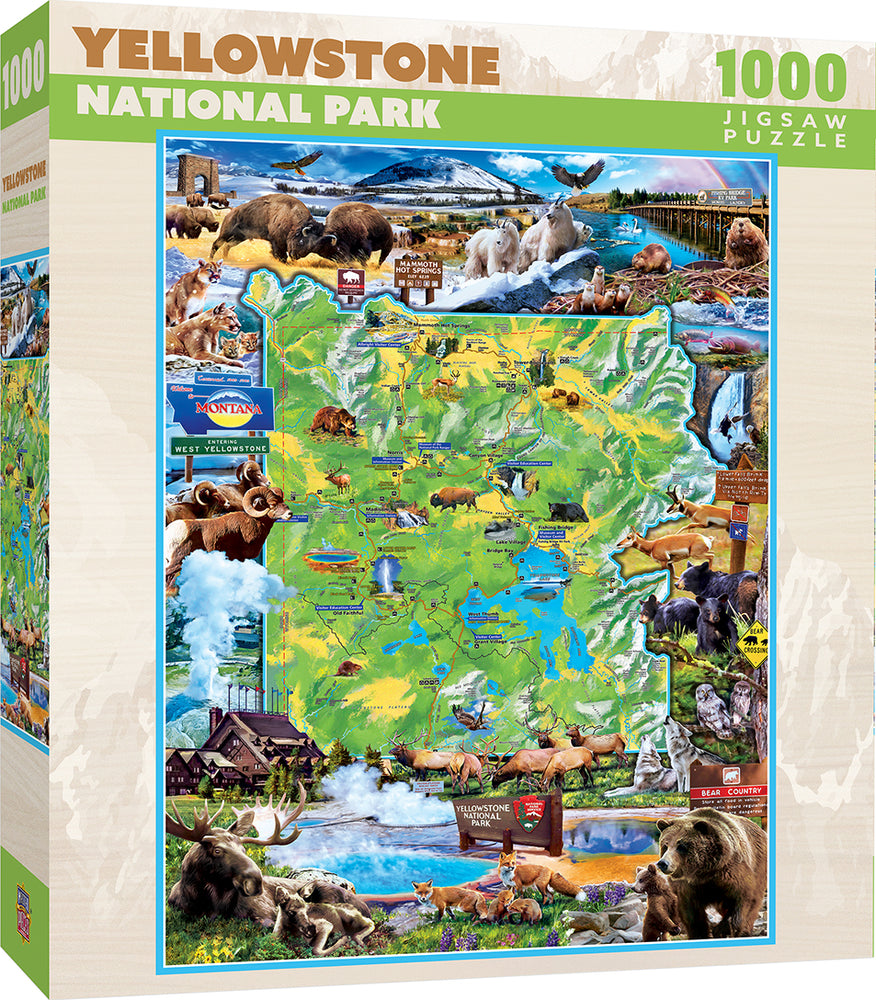 Puzzle Masterpieces: 1000 Piece National Parks - Yellowstone
