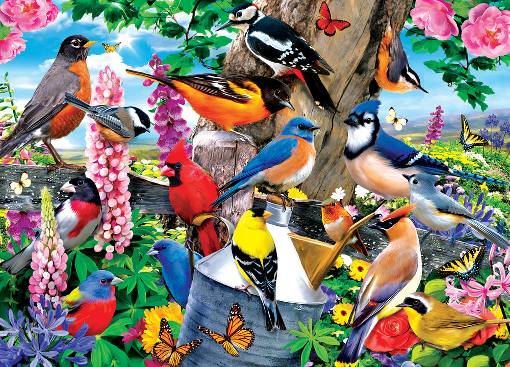 Puzzle Masterpieces: 1000 Piece Audubon - Spring Gathering