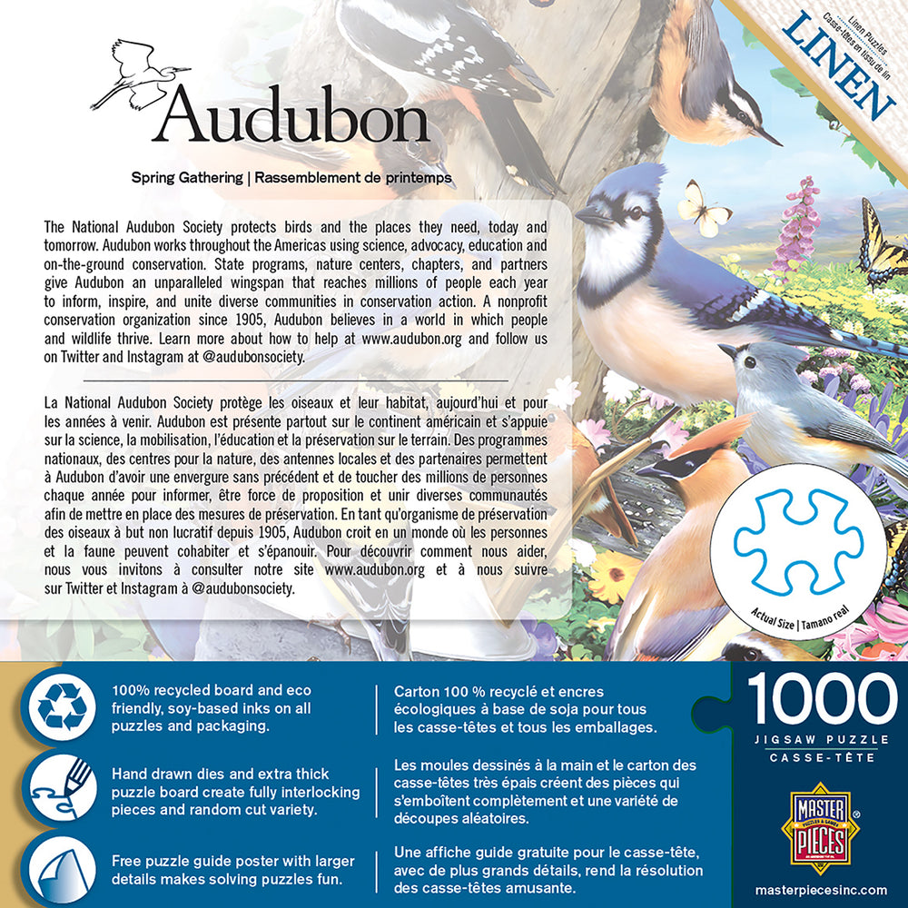 Puzzle Masterpieces: 1000 Piece Audubon - Spring Gathering