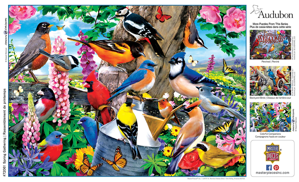 Puzzle Masterpieces: 1000 Piece Audubon - Spring Gathering