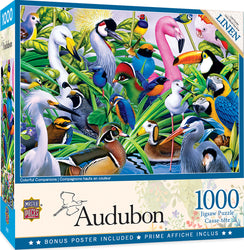 Puzzle Masterpieces: 1000 Piece Audubon - Colorful Companions