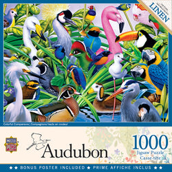 Puzzle Masterpieces: 1000 Piece Audubon - Colorful Companions