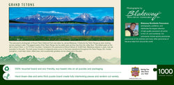 Puzzle Masterpieces: 1000 Piece Panoramic American Vistas - Grand Tetons