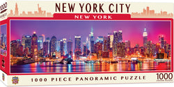 Puzzle Masterpieces: 1000 Piece Panoramic American Vistas - New York