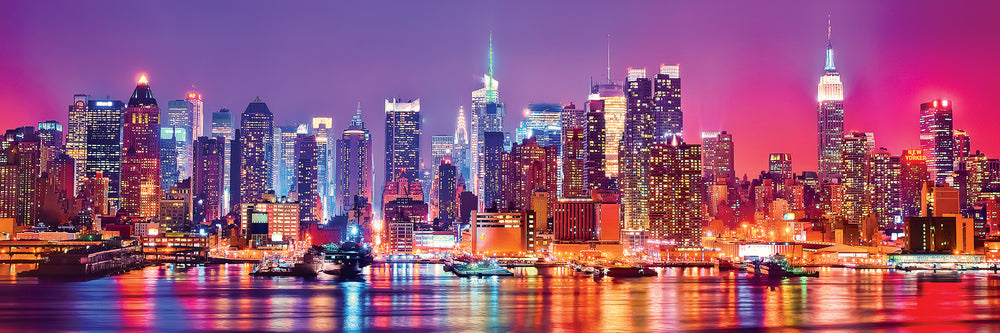 Puzzle Masterpieces: 1000 Piece Panoramic American Vistas - New York