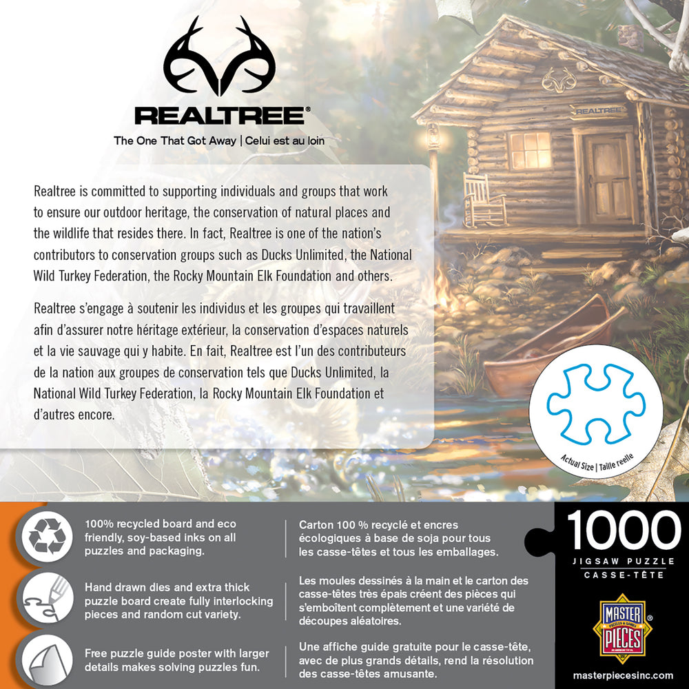 Puzzle Masterpieces: 1000 Piece RealTree - The One That Got Away