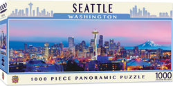 Puzzle Masterpieces: 1000 Piece Panoramic American Vistas - Seattle