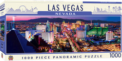 Puzzle Masterpieces: 1000 Piece Panoramic American Vistas - Las Vegas