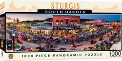 Puzzle Masterpieces: 1000 Piece Panoramic American Vistas - Sturgis