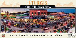Puzzle Masterpieces: 1000 Piece Panoramic American Vistas - Sturgis