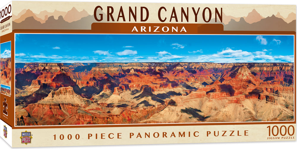 Puzzle Masterpieces: 1000 Piece Panoramic American Vistas - Grand Canyon