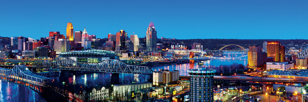 Puzzle Masterpieces: 1000 Piece Panoramic American Vistas - Cincinnati
