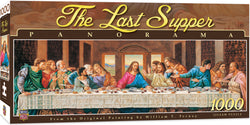 Puzzle Masterpieces: 1000 Piece Panoramic Inspirational - Last Supper