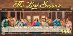 Puzzle Masterpieces: 1000 Piece Panoramic Inspirational - Last Supper