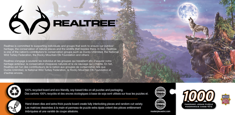 Puzzle Masterpieces: 1000 Piece Panoramic RealTree -