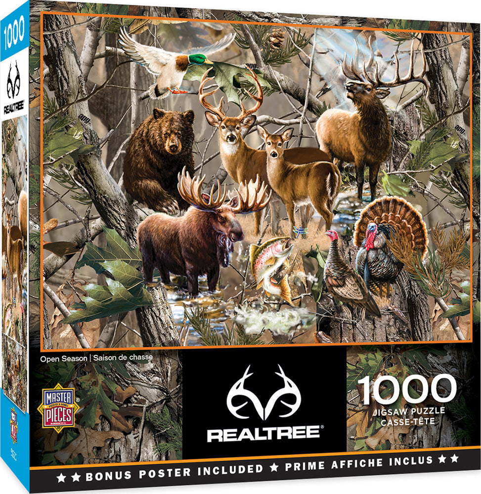 Puzzle Masterpieces: 1000 Piece RealTree - Open Season