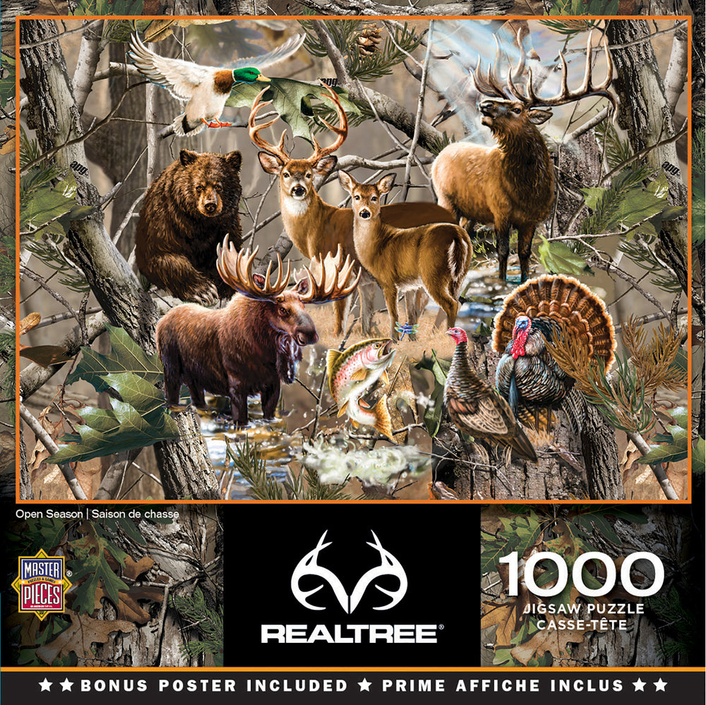 Puzzle Masterpieces: 1000 Piece RealTree - Open Season