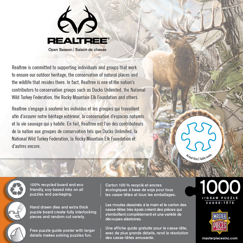Puzzle Masterpieces: 1000 Piece RealTree - Open Season