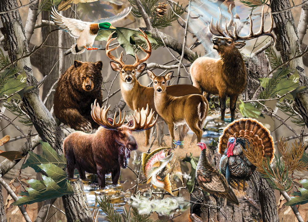 Puzzle Masterpieces: 1000 Piece RealTree - Open Season