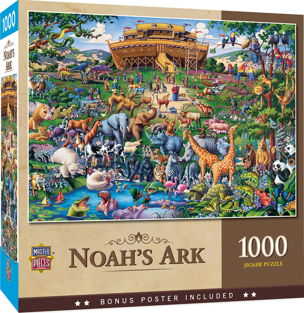 Puzzle Masterpieces: 1000 Piece Inspirational - Noah’s Ark