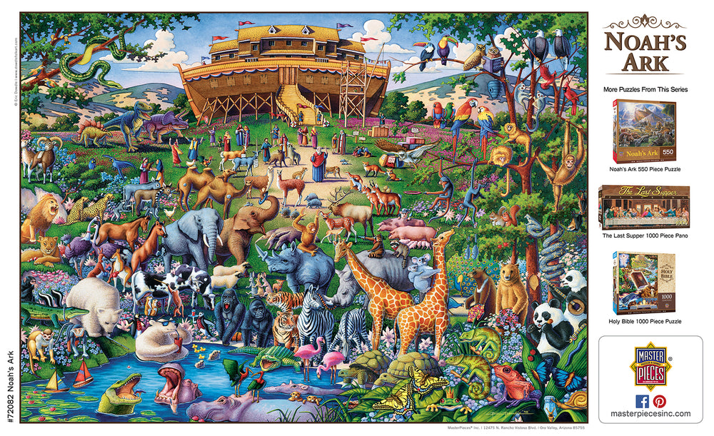 Puzzle Masterpieces: 1000 Piece Inspirational - Noah’s Ark