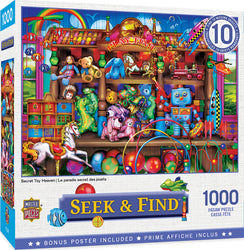 Puzzle Masterpieces: 1000 Piece Seek & Find - Secret Toy Heaven