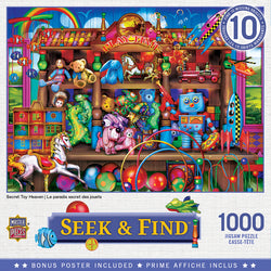 Puzzle Masterpieces: 1000 Piece Seek & Find - Secret Toy Heaven