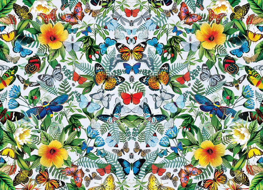 Puzzle Masterpieces: 1000 Piece Replica - Butterflies