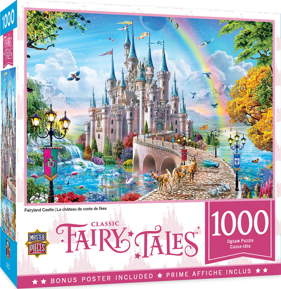 Puzzle Masterpieces: 1000 Piece Classic Fairy Tales - Fairyland Castle