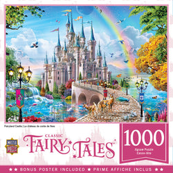 Puzzle Masterpieces: 1000 Piece Classic Fairy Tales - Fairyland Castle