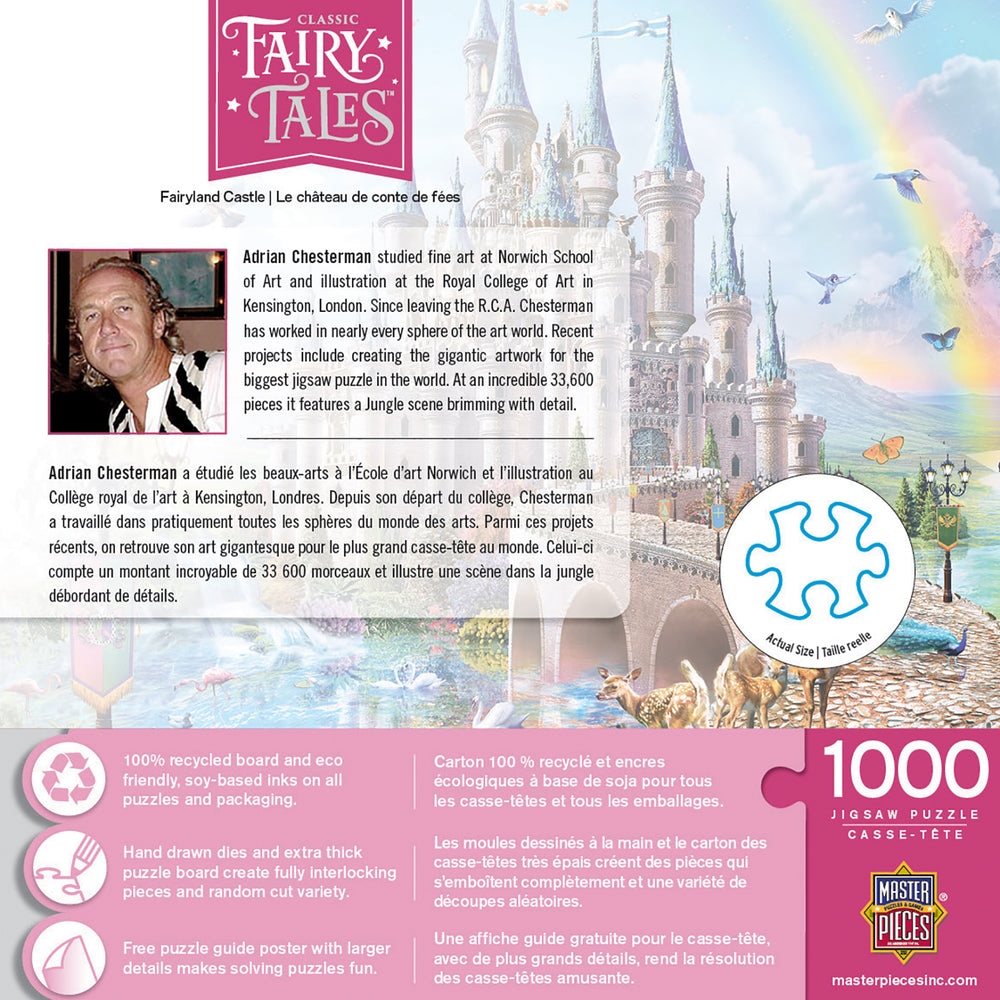 Puzzle Masterpieces: 1000 Piece Classic Fairy Tales - Fairyland Castle