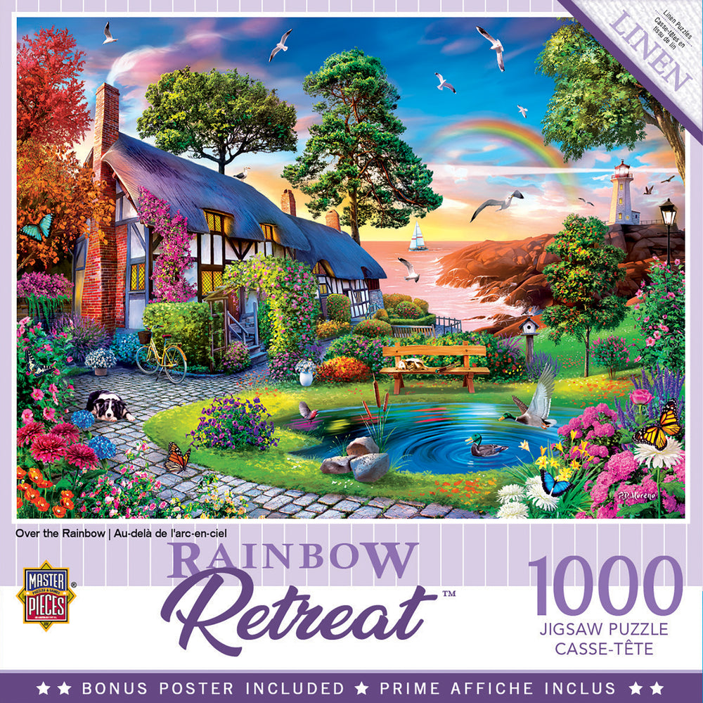 Puzzle Masterpieces: 1000 Piece Retreat - Over the Rainbow