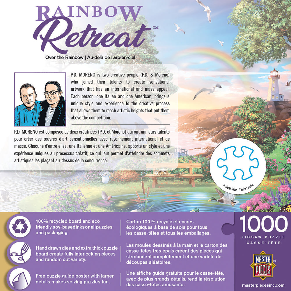 Puzzle Masterpieces: 1000 Piece Retreat - Over the Rainbow