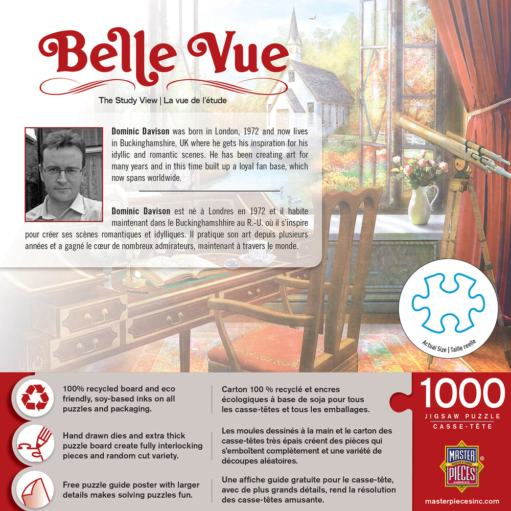 Puzzle Masterpieces: 1000 Piece Belle Vue - The Study View