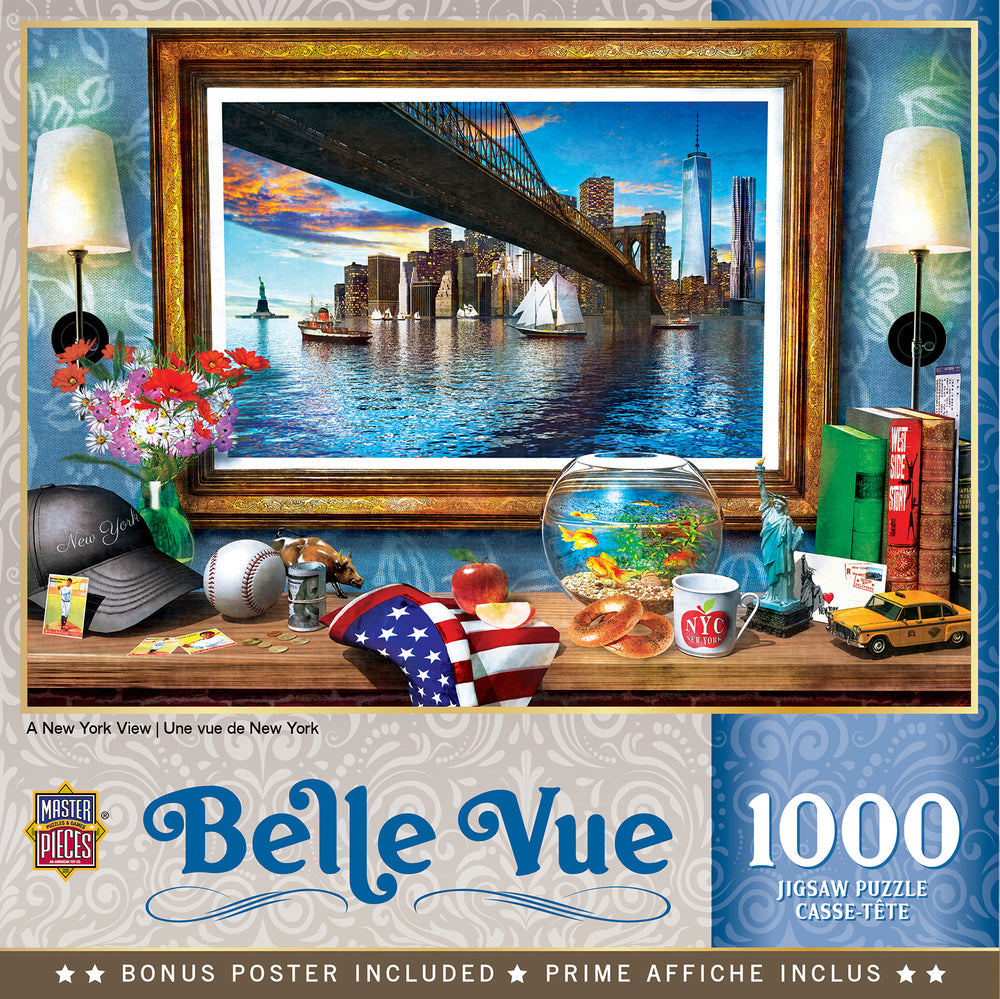 Puzzle Masterpieces: 1000 Piece Belle Vue - A New York View