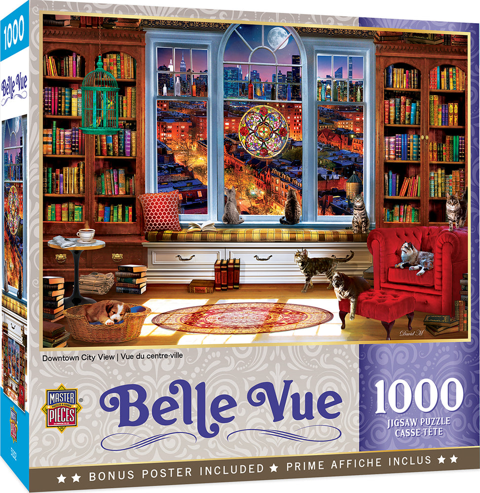 Puzzle Masterpieces: 1000 Piece Belle Vue - Downtown City View