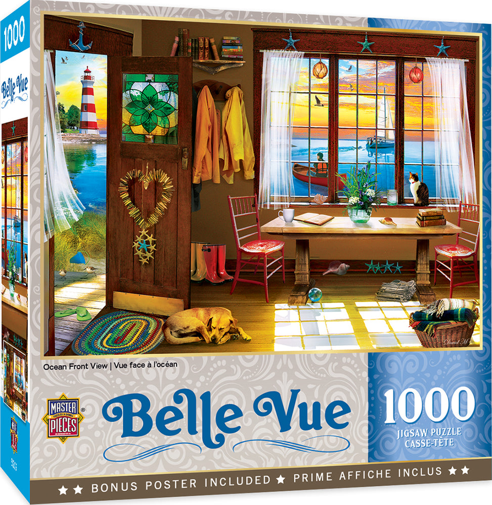Puzzle Masterpieces: 1000 Piece Belle Vue - Oceanfront View