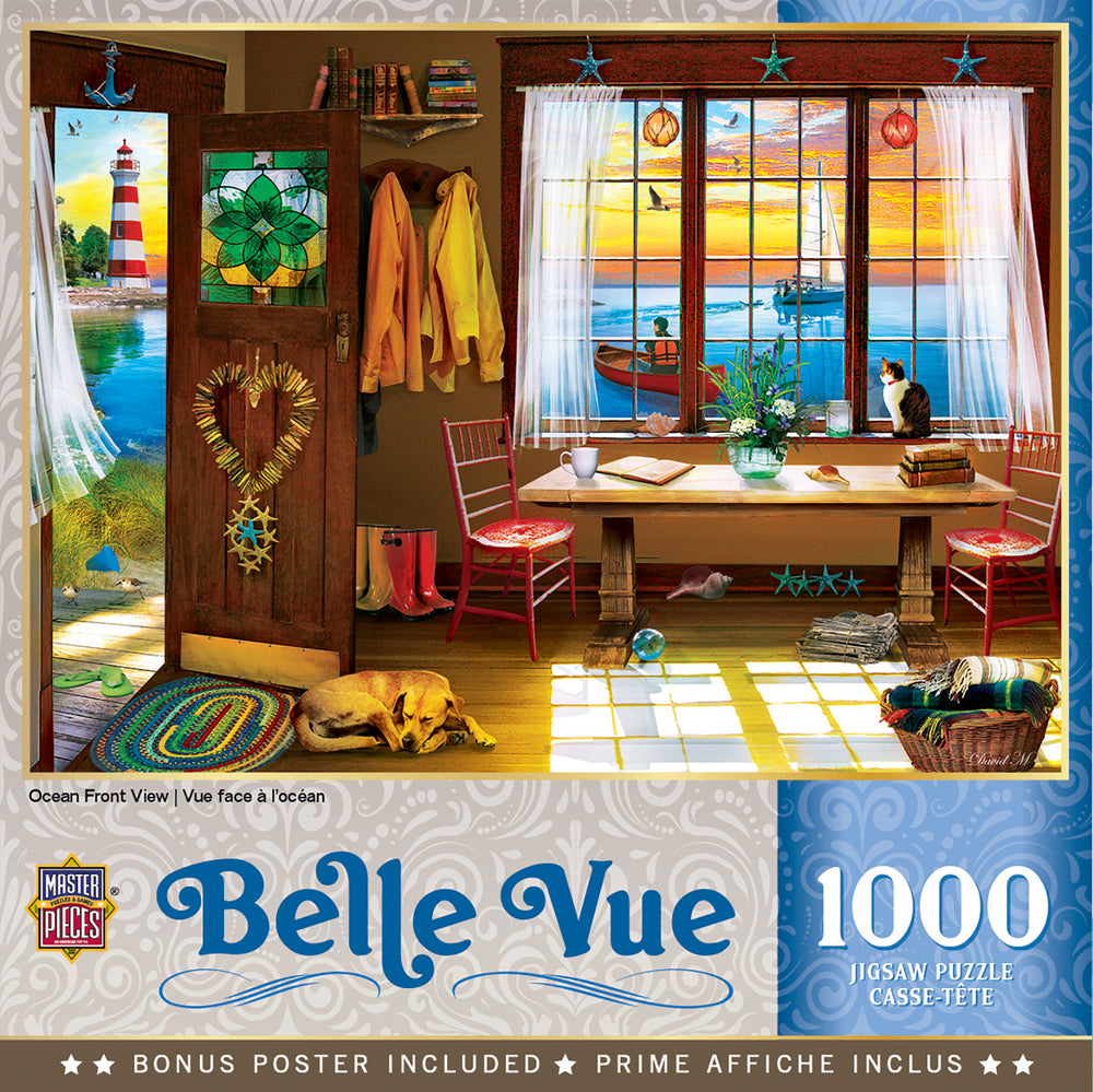 Puzzle Masterpieces: 1000 Piece Belle Vue - Oceanfront View
